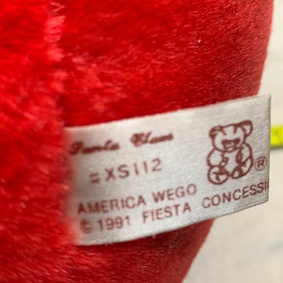 1991 America Wego Fiesta Concession Round 14" Santa Claus plush stuffed animal - Picture 5 of 10